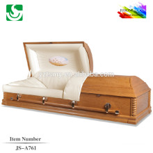 JS-A761 beautiful wood finishes caskets